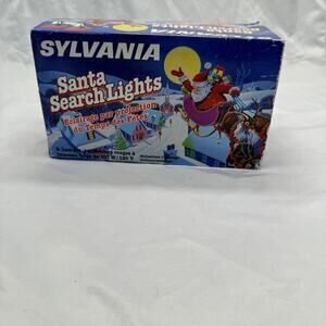 VTG Sylvania Santa search lights